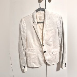 beautiful linen jcrew blazer size 4